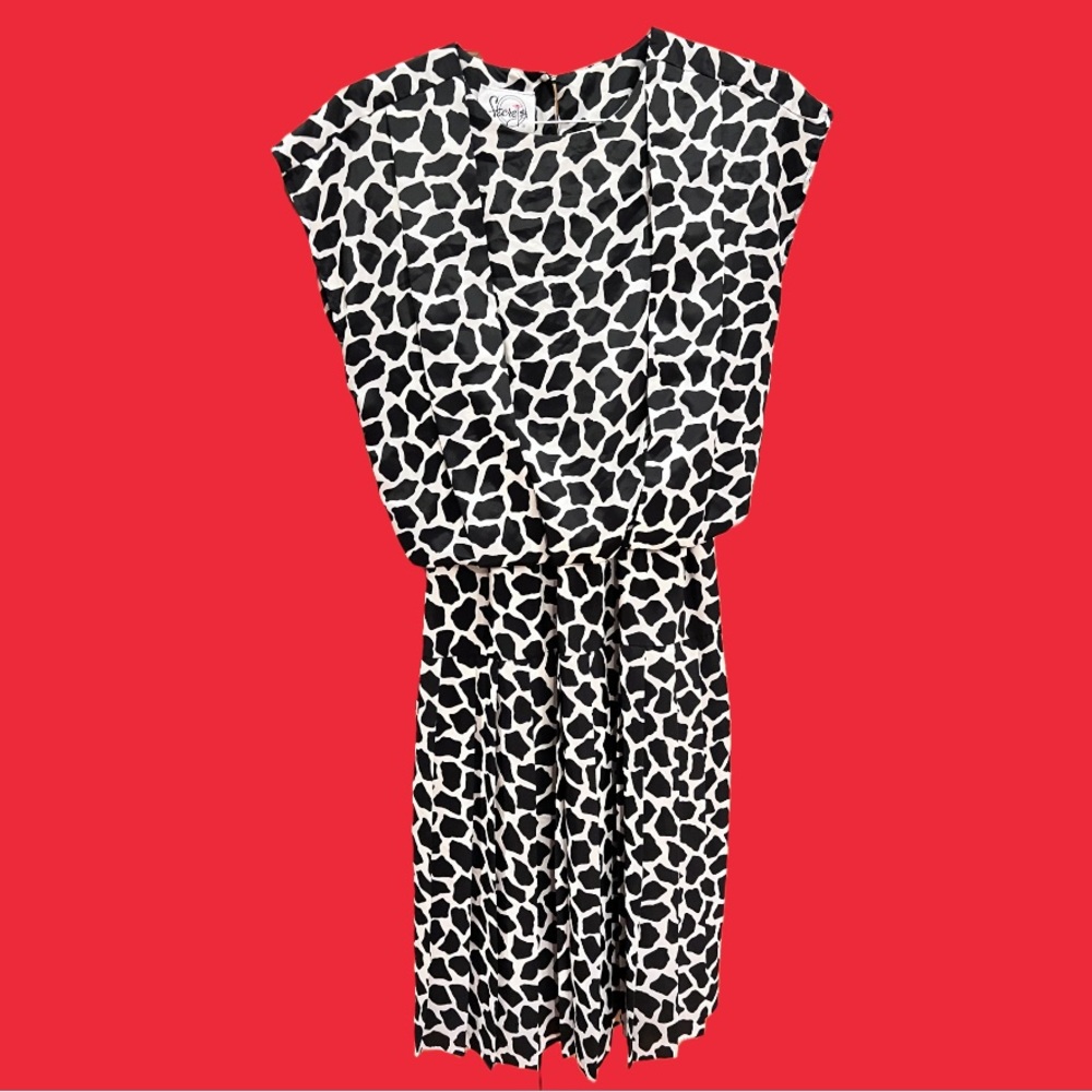 1980’s Cowprint Polyester Dress